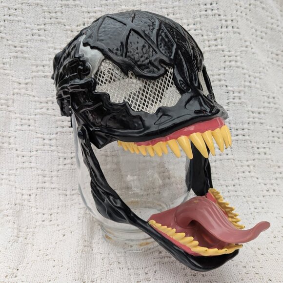 Marvel Other - Venom Mask 2007 Spiderman Marvel Hasbro Rare Super Hero Villain Look Halloween